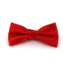 Red Bow Tie with Shimmering Dots