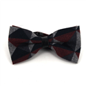 Brown Triangles and Leather Bow Tie