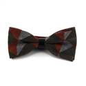 Orange Triangles and Leather Bow Tie