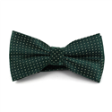 Green Bow Tie with Yellow Dots