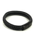 Black Leather Cord Bracelet II
