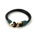 Leather Bracelet with Anchor