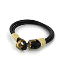 Leather Bracelet with Anchor