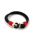 Leather Bracelet with Anchor