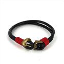 Leather Bracelet with Anchor