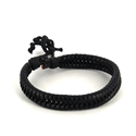 Black Braided Leather Bracelet