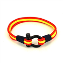Spanish Flag Stirrup Bracelet