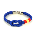 Blue Knot Bracelet with Spanish Flag