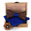 Wooden Bow Tie Set