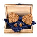 Wooden Bow Tie Set