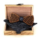 Wooden Bow Tie Set