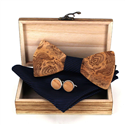 Wooden Bow Tie Set