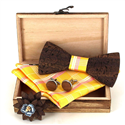 Wooden Bow Tie Set