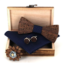Wooden Bow Tie Set