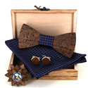 Wooden Bow Tie Set