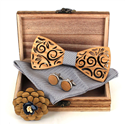 Wooden Bow Tie Set