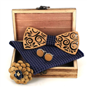Wooden Bow Tie Set
