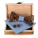 Wooden Bow Tie Set