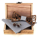 Wooden Bow Tie Set