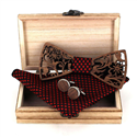 Wooden Bow Tie Set