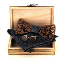Wooden Bow Tie Set