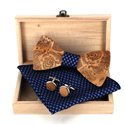 Wooden Bow Tie Set