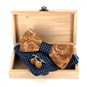 Wooden Bow Tie Set