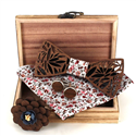 Wooden Bow Tie Set