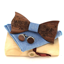 Wooden Bow Tie Set