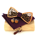 Wooden Bow Tie Set