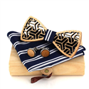 Wooden Bow Tie Set