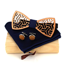 Wooden Bow Tie Set