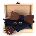 Wooden Bow Tie Set