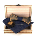 Wooden Bow Tie Set