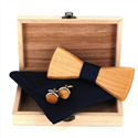 Wooden Bow Tie Set